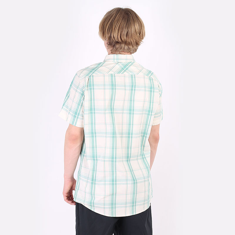 мужская зеленая рубашка Code red Grid cr412 - цена, описание, фото 3